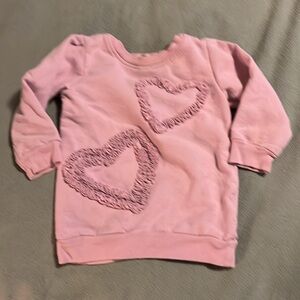 Pink Heart Sweatshirt